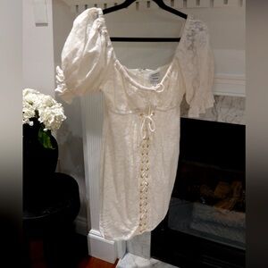 Sabo skirt, bridal mini dress